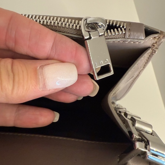 IRO Taupe Crossbody Bag with Chain Strap - Picture 12 of 12